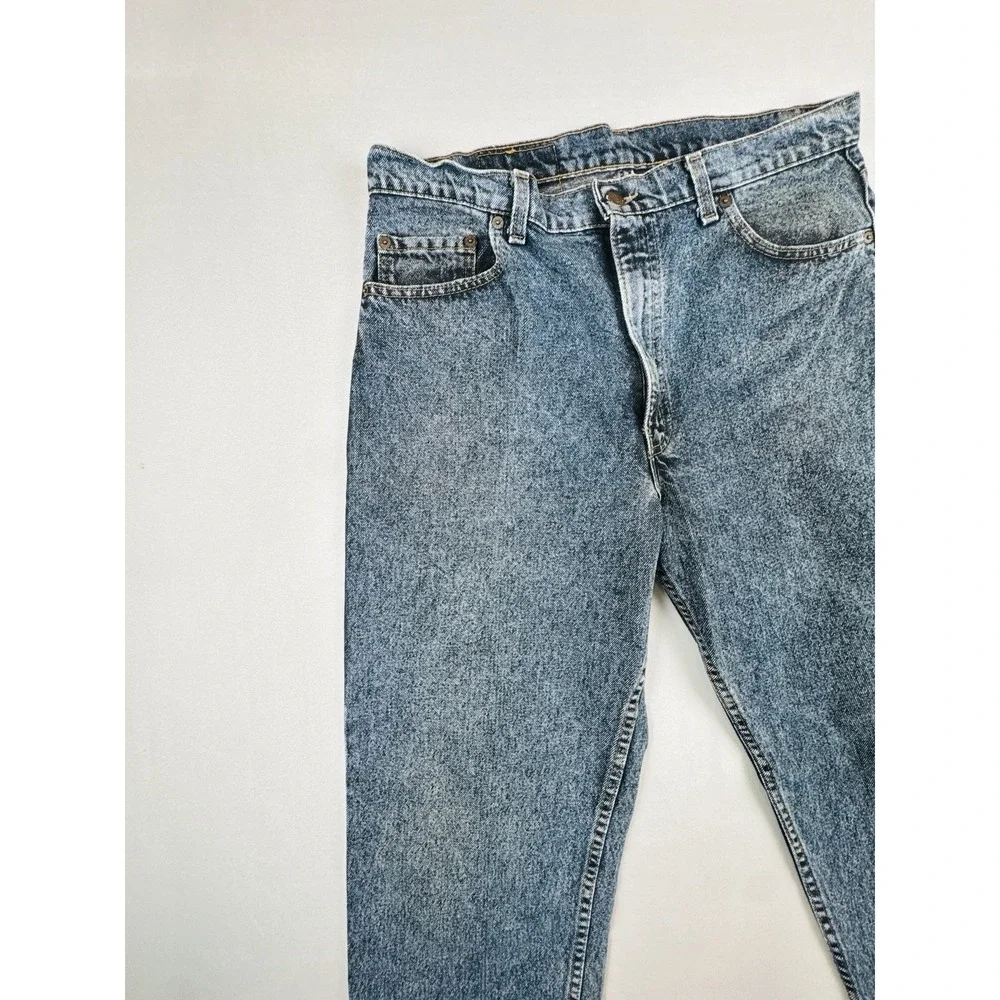 Vintage Levi's 550 Relaxed Fit Jeans 34x34 USA Made Stonewash Denim